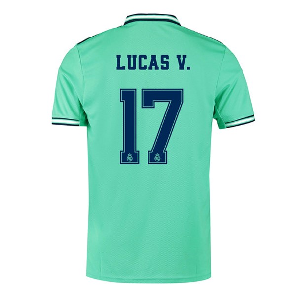 Camiseta Real Madrid NO.17 Lucas V. 3ª 2019/20 Verde